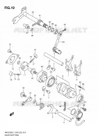 GEAR SHIFTING ASSY for Suzuki RM-Z 250 2011