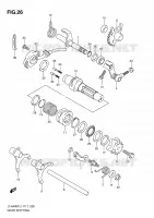 GEAR SHIFTING ASSY for Suzuki KINGQUAD 400 2011