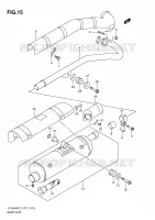 MUFFLER for Suzuki KINGQUAD 400 2011