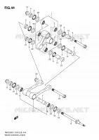 SHOCK ABSORBER LINKAGE for Suzuki RM-Z 250 2011