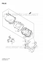 SPEEDOMETER (LT A400FL1 P17) for Suzuki KINGQUAD 400 2011