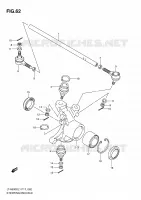 STEERING LINKAGE   HUB for Suzuki KINGQUAD 500 2011