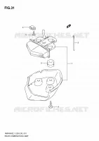 TAIL LIGHT (RMX450ZL1 E33) for Suzuki RMX-Z 450 2011