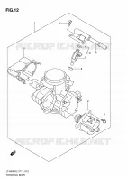 THROTTLE BODY for Suzuki KINGQUAD 500 2011