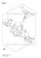 THROTTLE BODY for Suzuki KINGQUAD 500 2011