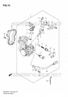 THROTTLE BODY for Suzuki RM-Z 250 2011