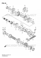 TRANSMISSION for Suzuki RM-Z 250 2011