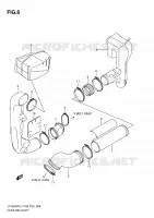 V BELT COOLING DUCT for Suzuki KINGQUAD 500 2011
