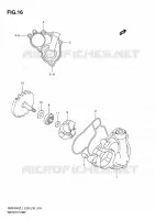 WATER PUMP for Suzuki RMX-Z 450 2011
