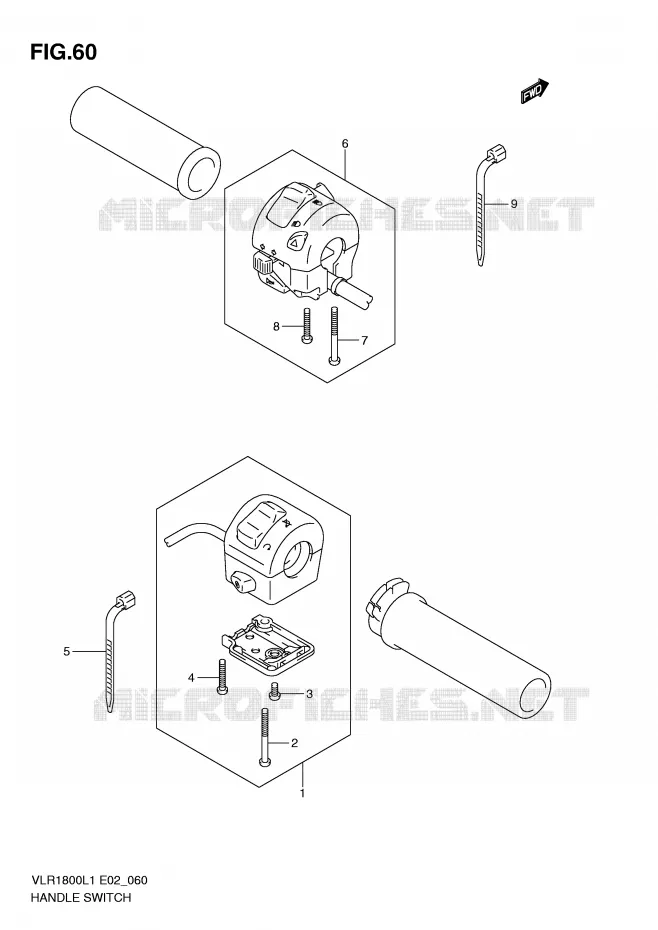 SWITCHES Suzuki MOTO 1800 INTRUDER 2011  VLR1800UFL1(E2)