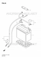 BATTERY for Suzuki KINGQUAD 750 2011