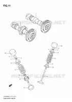 CAMSHAFT/VALVE for Suzuki KINGQUAD 750 2011