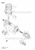 CRANKSHAFT for Suzuki KINGQUAD 750 2011