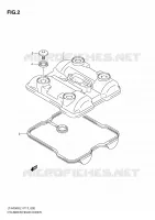 CYLINDER HEAD COVER for Suzuki KINGQUAD 750 2011
