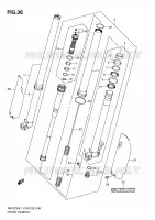 FRONT FORK for Suzuki RM-Z 250 2011