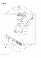 FRONT MASTER CYLINDER for Suzuki KINGQUAD 750 2011