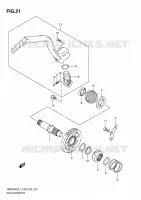 KICK STARTER for Suzuki RMX-Z 450 2011