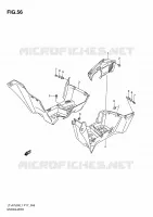 MUDGUARD for Suzuki KINGQUAD 750 2011