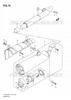 MUFFLER for Suzuki KINGQUAD 750 2011