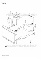 RADIATOR HOSE   EXPANSION TANK for Suzuki KINGQUAD 750 2011