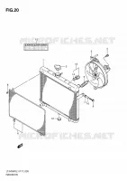RADIATOR (LT A750XL1 P17) for Suzuki KINGQUAD 750 2011