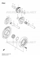 STARTER MOTOR CLUTCH for Suzuki RMX-Z 450 2011