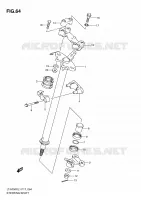 STEERING COLUMN for Suzuki KINGQUAD 750 2011