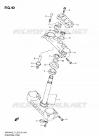 STEERING COLUMN for Suzuki RMX-Z 450 2011