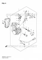 THROTTLE BODY for Suzuki RMX-Z 450 2011