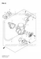 THROTTLE BODY for Suzuki KINGQUAD 750 2011