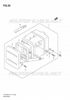 TOOL BOX for Suzuki KINGQUAD 750 2011
