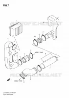 V BELT COOLING DUCT for Suzuki KINGQUAD 750 2011