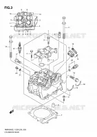 CYLINDER HEAD for Suzuki RMX-Z 450 2011