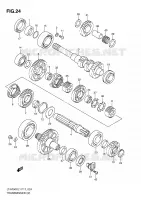 TRANSMISSION (2) for Suzuki KINGQUAD 750 2011