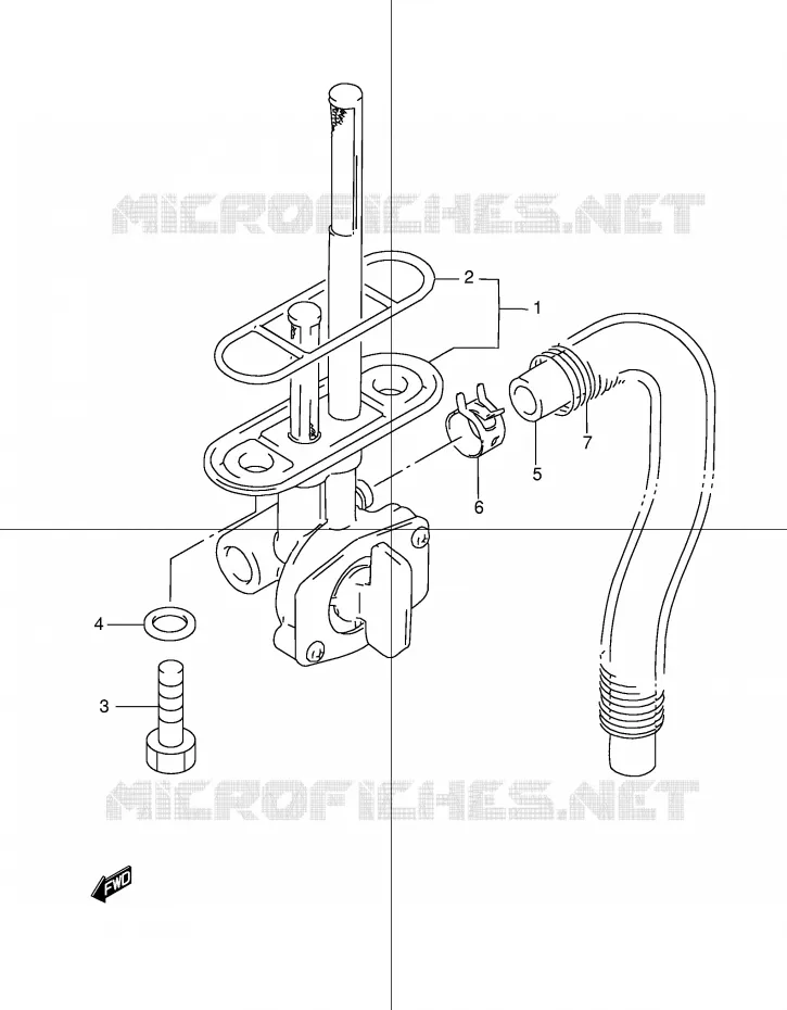 FUEL COCK Suzuki MOTO 250 DR 1999  DR250RX(E24)