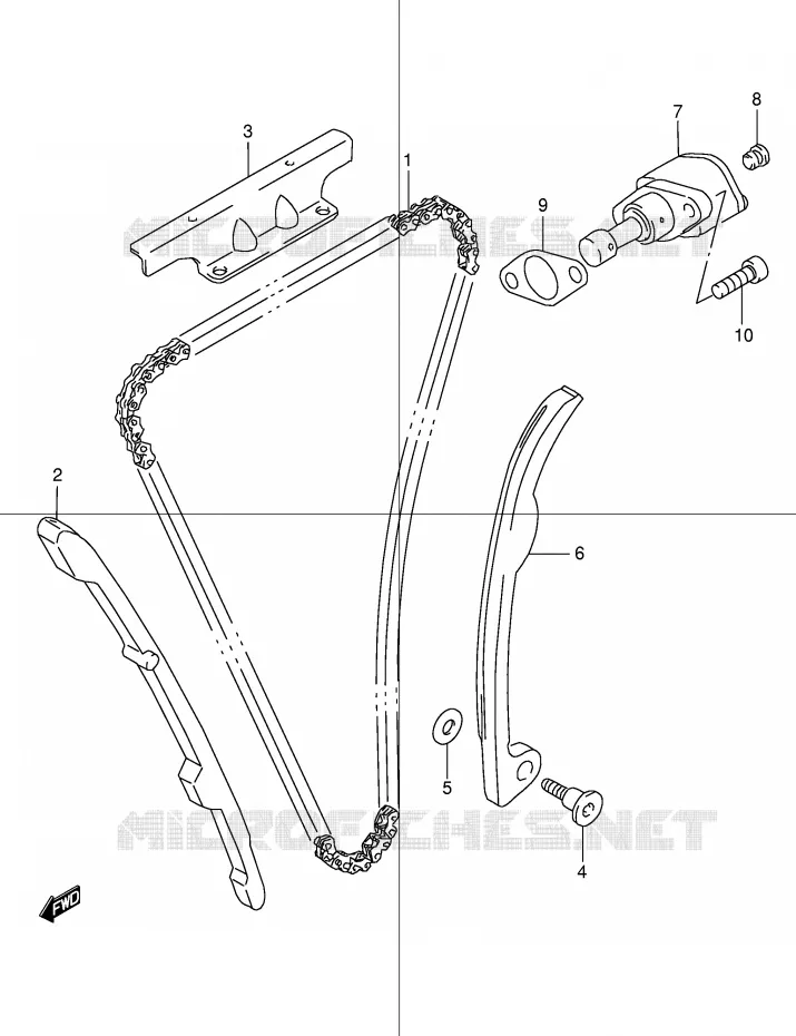 TIMING Suzuki MOTO 250 DR 2000  DR250RY(E24)