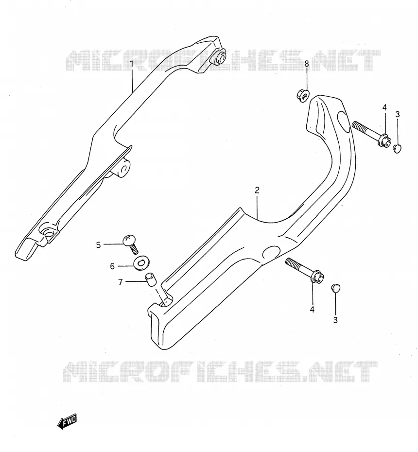 BACKREST Suzuki MOTO 1100 GSX-F 1990  GSX1100FL(E28)