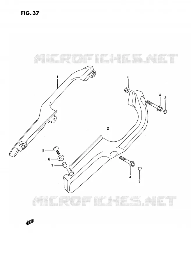BACKREST Suzuki MOTO 1100 GSX-F 1992  GSX1100FN(E2)