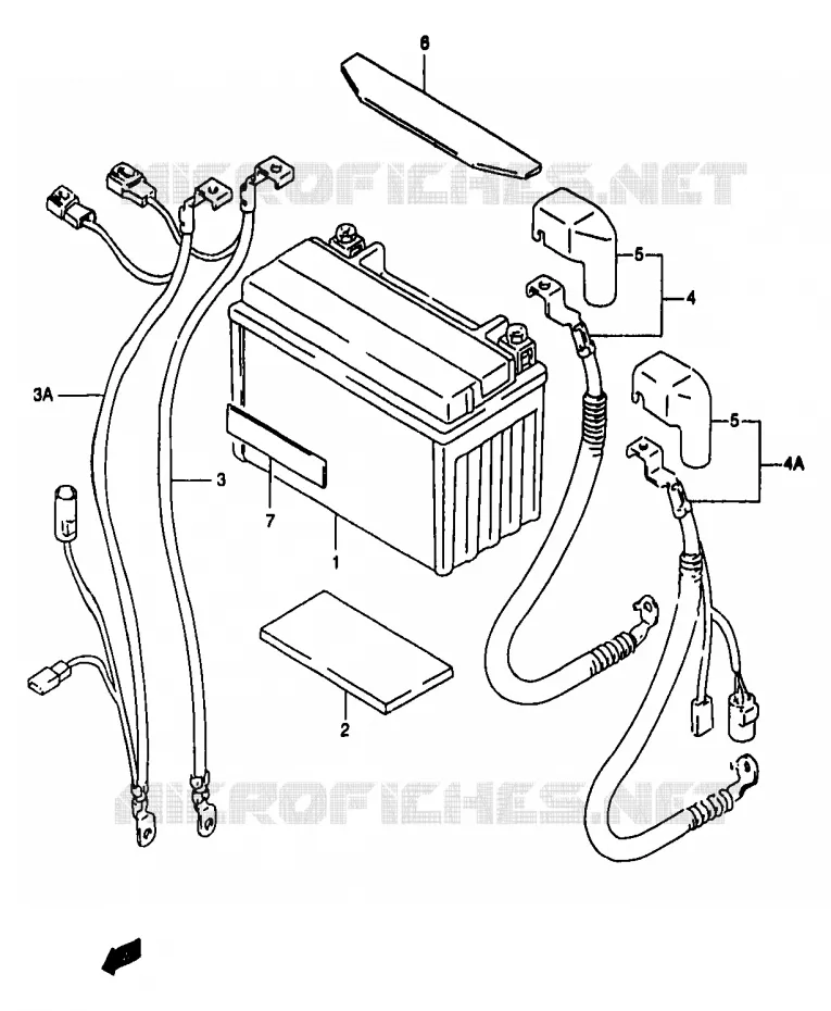 BATTERY Suzuki MOTO 1200 BANDIT 1999  GSF1200SX(T/V/W/X/Y)