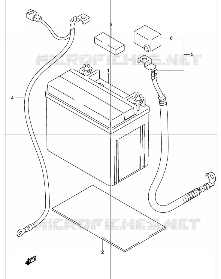 BATTERY Suzuki MOTO 1200 BANDIT 2005  GSF1200SZK5(E2)