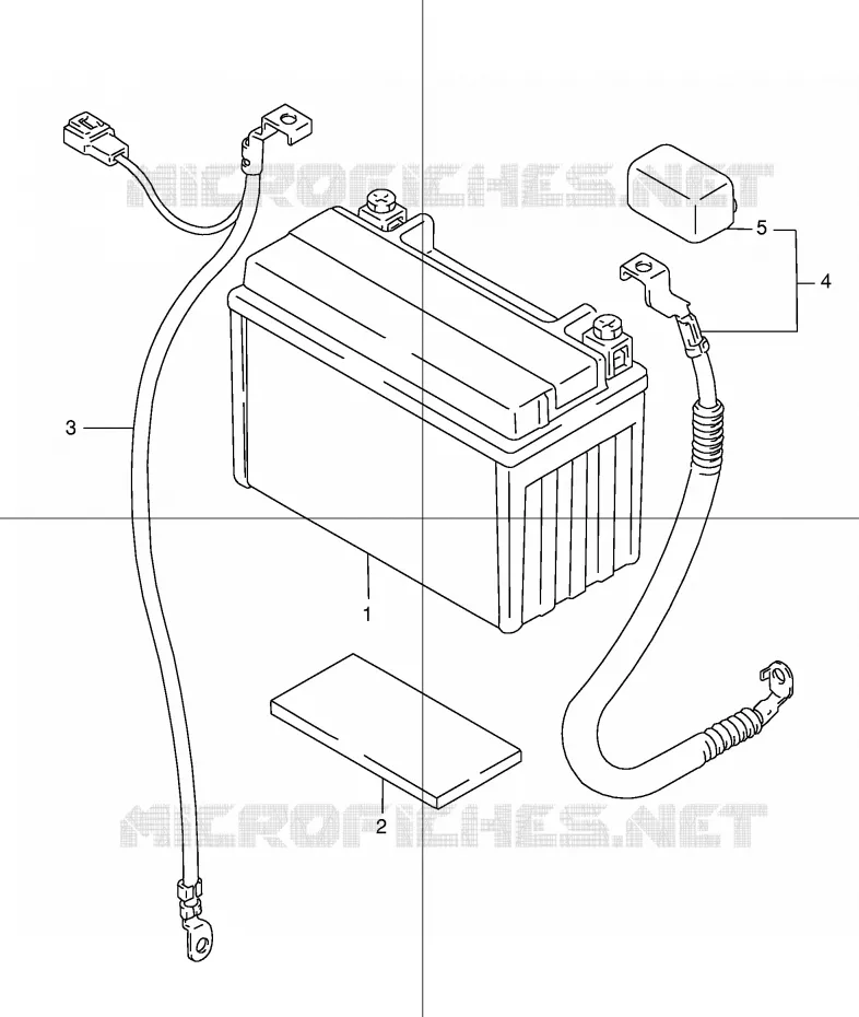 BATTERY Suzuki MOTO 1200 GSX 2000  GSX1200Y(E4)