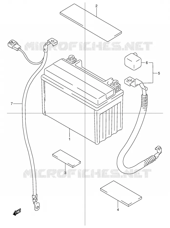 BATTERY Suzuki MOTO 600 BANDIT 2000  GSF600UY(E2)