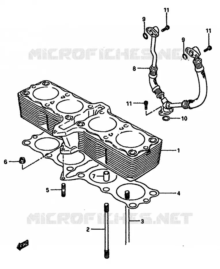 CYLINDER Suzuki MOTO 750 GSX-R 1985  GSX-R750F(F/G/H)