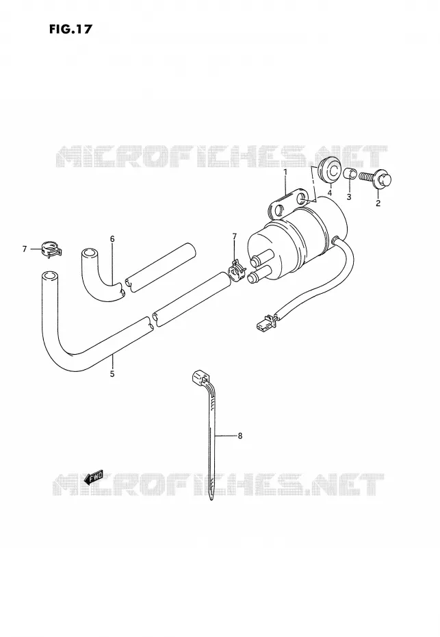 FUEL PUMP Suzuki MOTO 1100 GSX-G 1993  GSX1100GP(E2)