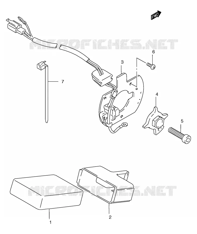 GENERATOR SENSOR Suzuki MOTO 1200 BANDIT 1996  GSF1200ST(E2)