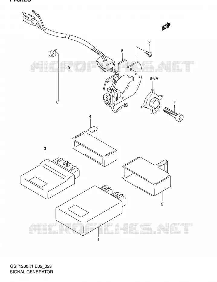 GENERATOR SENSOR Suzuki MOTO 1200 BANDIT 2002  GSF1200SK2(E2)