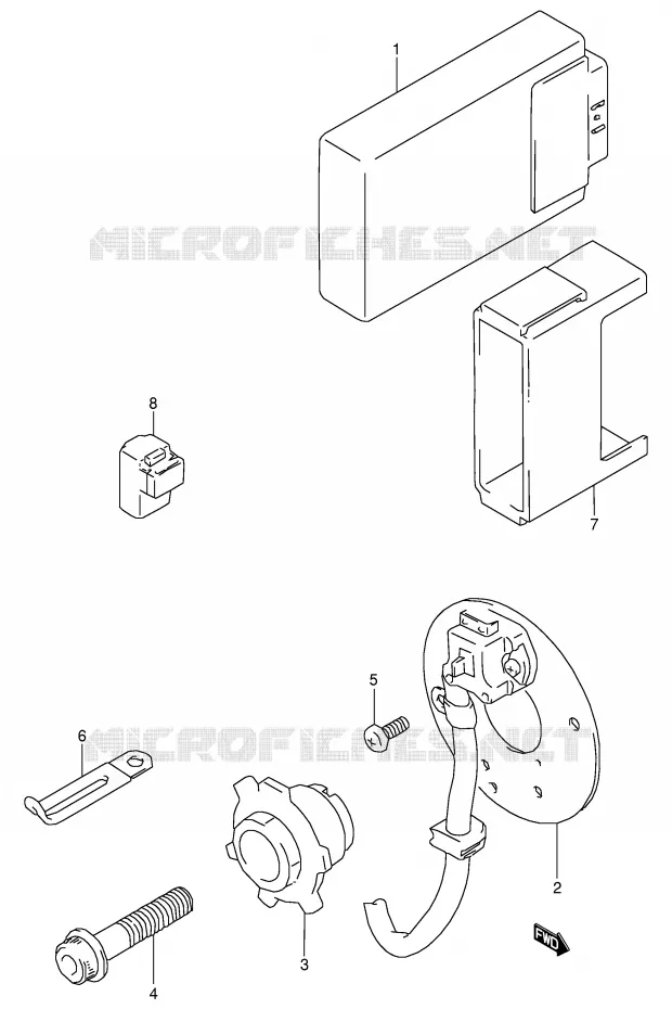 GENERATOR SENSOR Suzuki MOTO 250 BANDIT 2000  GSF250VY(E24)