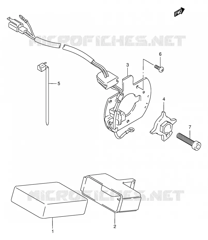 GENERATOR SENSOR Suzuki MOTO 600 BANDIT 1996  GSF600UT(E2)