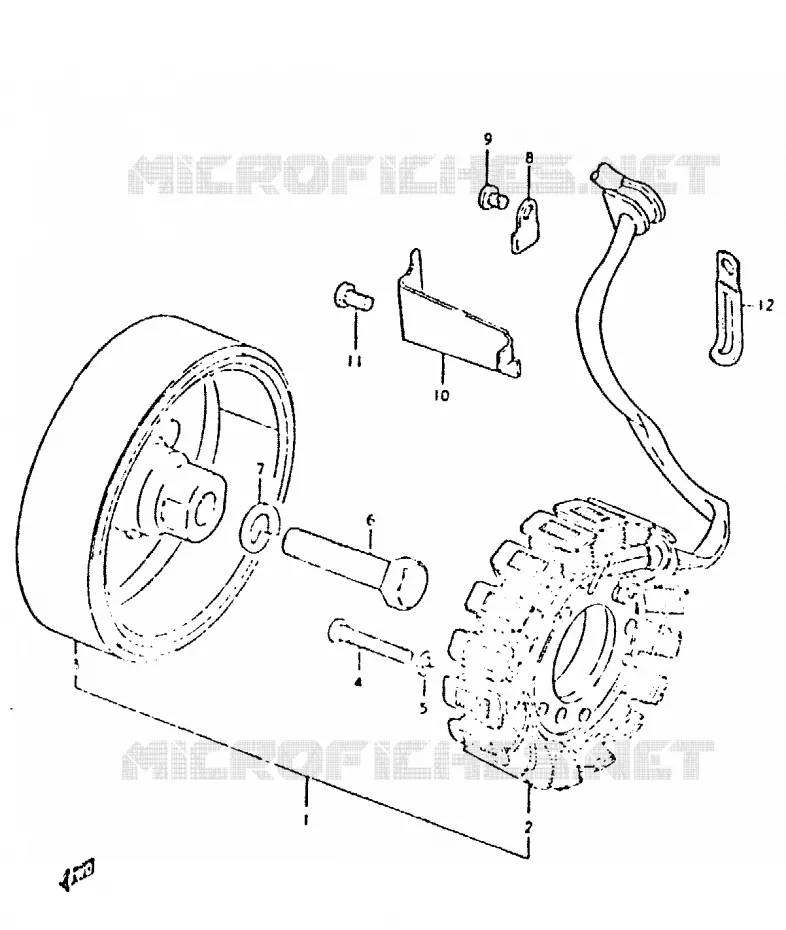 GENERATOR Suzuki MOTO 400 GSX 1996  GSX400LT(T/X)