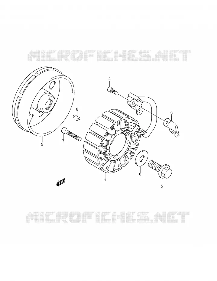 IGNITION Suzuki MOTO 1300 HAYABUSA 2004  GSX1300RK4(E2)